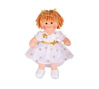 Bigjigs Toys Charlotte Doll, Small Soft & Cuddly Ragdoll | Soft Cuddly Ragdoll, Plush Baby Toy for Girls & Boys, Encourages Imaginative Role Play
