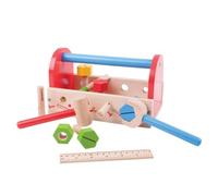 Bigjigs Toys My Wooden Tool Box with Tools