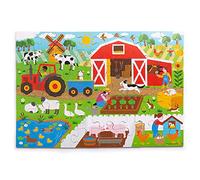 Bigjigs Toys Children's Wooden Farm Floor Jigsaw Puzzle (48 Piece)