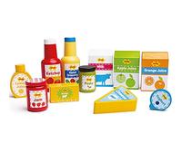 Bigjigs Toys Chilled Groceries Set | Kitchen Accessories for Pretend Play