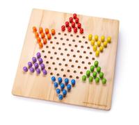 Bigjigs Toys Chinese Chequers, Wooden Traditional Board Game