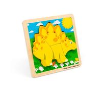Bigjigs Toys Chunky Lift Out Stegosaurus Bigjigs Toys Multicolor