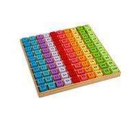 Bigjigs Toys Counting Number Tray - Colourful 100 Piece