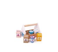 Bigjigs Toys Dairy Delivery Set Bigjigs Toys Multicolor