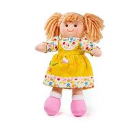 Bigjigs Toys Daisy Doll 28cm (11") - Ragdoll Cuddly Toy