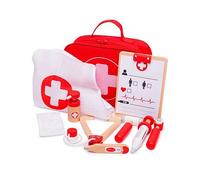 Bigjigs Toys Children's Role Play Set Doctor Nurse Vanity Dentist