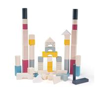 Bigjigs Toys Drum Of 50 Blocks - Fsc® Certified