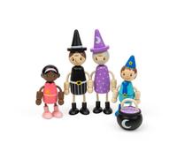 Bigjigs Toys Fairytale Dolls- Wooden People For A Dollhouse