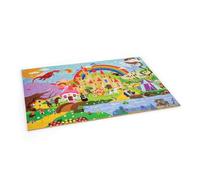 Bigjigs Toys Fantasy Floor Puzzle, 48 Piece Princesses & Wizards Jigsaw