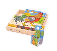 Bigjigs Toys Farm Cube Puzzle
