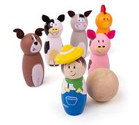 Bigjigs Toys Farm Skittles Game