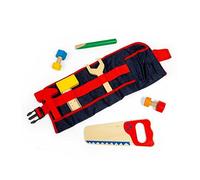 Bigjigs Toys Carpenter's Tool Belt with Wooden Tools