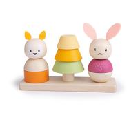 Bigjigs Toys, FSC® Certified Forest Stacking Toy, Wooden Toys, Wooden Stacking Toy, Baby Toys, Toddler Toys, Baby Wooden Toys, Montessori Toys