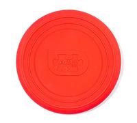 Bigjigs Toys Frisbee Flying Disc, Cherry Red Silicone Beach & Garden Toy | Silicone Beach & Garden Flying Toy, Holiday Gift for Toddlers & Kids