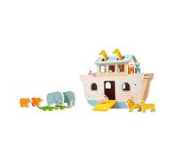 Bigjigs Toys Wooden Noah's Ark Playset, Multi