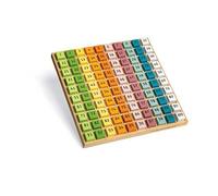 Bigjigs Toys FSC Certified Pastel Coloured Number Tray - 100 Pieces