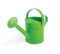 Bigjigs Toys Green Watering Can, Fixed Spout with Top & Side Handle