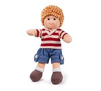 Bigjigs Toys Harry Doll, Small Soft & Cuddly Ragdoll