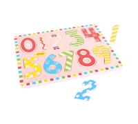 Bigjigs Toys Inset Puzzle Numbers Bigjigs Toys Multicolor