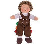 Bigjigs Toys Jack Rag Doll, Small Plush Soft Boy Doll for Babies & Toddlers