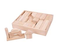 Bigjigs Toys Jumbo Wooden Building Blocks with Storage Box