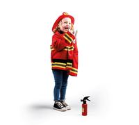 Bigjigs Toys Kids Fireman Costume - Fireman Costume For 3-5 Year Olds