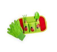 Bigjigs Toys Kids Gardening 4 Piece Gardening Tool Set With Belt