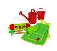 Bigjigs Toys Kids Gardening Starter Pack - Red