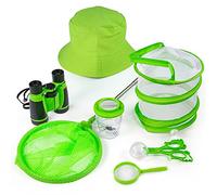 Bigjigs Toys Kids 8 Piece Explorer Set, Outdoor Toys, Green