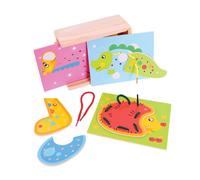 Bigjigs Toys Lacing Animals Bigjigs Toys Multicolor
