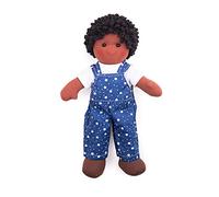 Bigjigs Toys Leon Rag Doll (Small) - My First Dolly, Plush Soft Dolls, Baby Toys For Girls & Boys, Ragdoll Suitable From Birth, Swap Ragdolls Clothes & Outfits, For 1 Year Olds +, Size 28cm