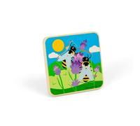 Bigjigs Toys Lifecycle Layer Puzzle - Honeybee