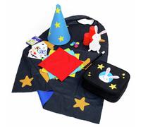 Bigjigs Toys Magic Kit - 12 Piece Kids Magic Set, Blue