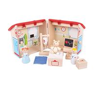 Bigjigs Toys Wooden Mini Hospital Playset, Multi
