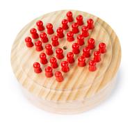 Bigjigs Toys Mini Solitaire Game - 32 Piece Solitaire Board Game wit (US IMPORT)