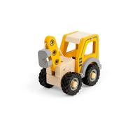 Bigjigs Toys Mini Yellow Crane Truck Bigjigs Toys Yellow