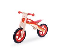 Bigjigs Toys Wooden My First Balance Bike (Pink) Stable Running Kids Toddler