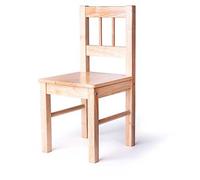 Bigjigs Toys Natural Sturdy Children's Wooden Chair
