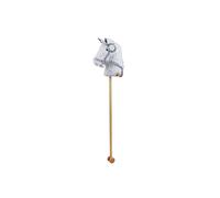 Bigjigs Toys Wooden Patterned Hobby Horse - Easy Grip Handles