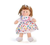 Bigjigs Toys Phoebe Soft Doll (25cm) for 1 Year Old Girls - Baby Toddler Rag