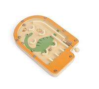 Bigjigs Toys Pinball Game (Diplodocus) - Mini Wooden Dinosaur Game, Pocket Money Gifts For Girls & Boys, Kids Party Bag Fillers, Age 3 Years Old +