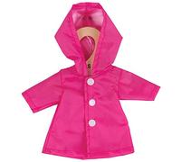 Bigjigs Toys Pink Raincoat, Fits Small Bigjigs Dolls