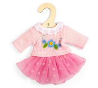 Bigjigs Toys Pink Tutu And Jumper - Small 25Cm - Doll Clothes Set For Kids' Rag Dolls
