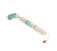 Bigjigs Toys Pop Gun (Green Handle) - Classic Wooden Toy, Retro Pocket Money Gifts For Girls & Boys, Kids Party Bag Fillers, Age 3 Years Old +
