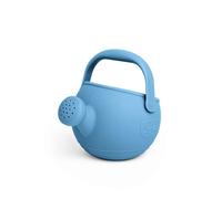 Bigjigs Toys Powder Blue Silicone Watering Can | Easy Grip Handle, Sustainable Silicone Outdoor & Beach Toy for Kids, Temperature & Stain-Resistant
