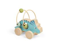 Bigjigs Toys Push Along Dinosaur Bead Frame - Triceratops or Diplodocus