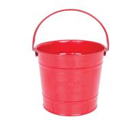 Bigjigs Toys Red Children's Bucket - Steel Garden & Beach Bucket wit (US IMPORT)