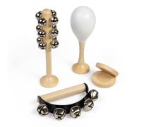 Bigjigs Toys Rhythm Makers in Brown Bigjigs Toys Brown