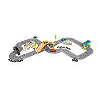 Bigjigs Toys Bigjigs Rail Wooden Roadway Race Day Playset, Grey