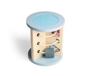 Bigjigs Toys Rolling Sensory Sorter - Wooden Activity Toy For Babies, Educational Kids Busy Centres, Made From Sustainable Wood & Silicone, Baby Toddler Montessori Toys & Gifts, Age 1 Year Old +